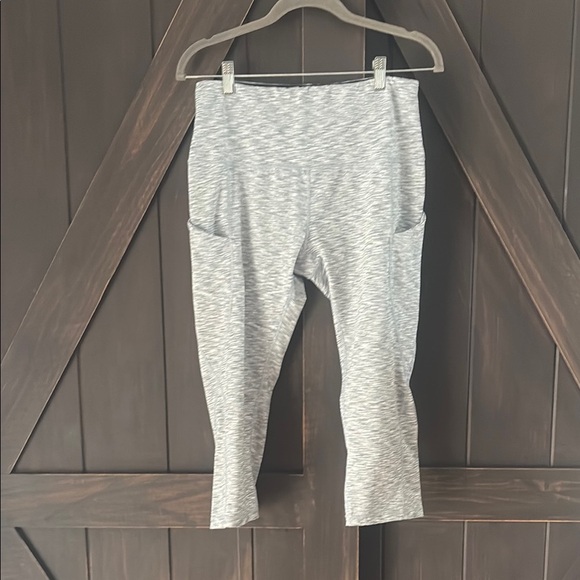Ododos-Gray Leggings with Pockets - Picture 1 of 7